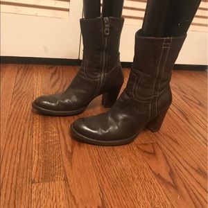 Paul Smith Ladies Brown Leather Boots
